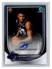 Ace Bailey Jazz Bowman Chrome Auto RC
