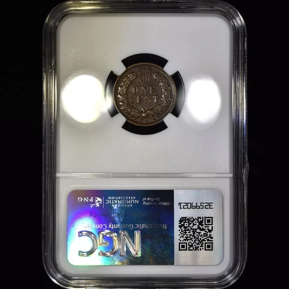 1908-S  Indian Head Cent - NGC XF 40 BN -   1c One Penny - Image 4 of 4