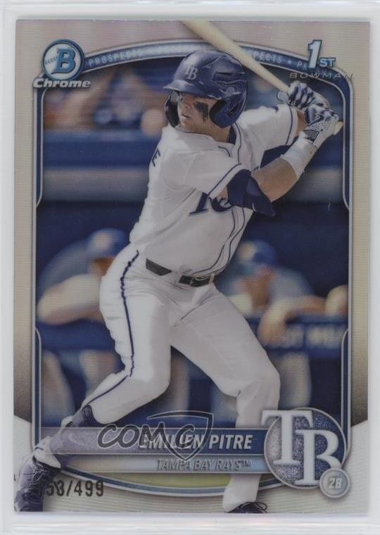 2025 Bowman Chrome Prospects Refractor /499 Emilien Pitre Émilien #BCP-83 0b11