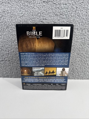 History Bible Collection (DVD, 2015, 16-Disc Set) Good Condition See Pictures - Imagen 2 de 16