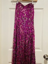 Faviana Couture Pink Sequin Beaded Strapless Sweetheart Long Gown Dress 6