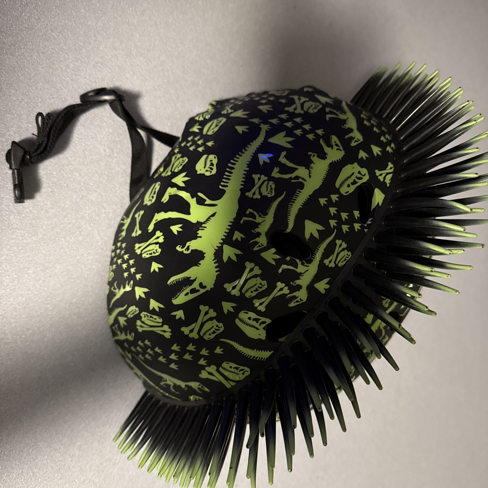 Kids Dinasaur Raskullz Frex Boney Mohawk, black and green sp
