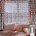 Curtain Fairy Lights 300 LED Hanging Lights USB Powered Copper Curtain String Li