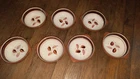 7 Vintage Stangl Pottery Windfall Pattern Cereal / Soup Bowls