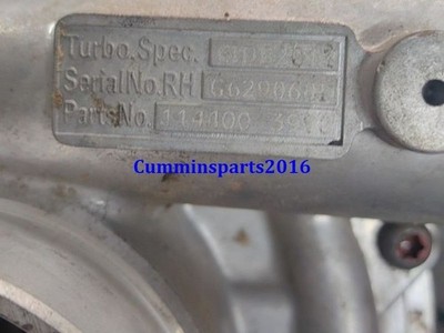 NEW IHI RHG6 114400-3900 HITACHI EX300-7 ISUZU 6HK1 7.8L