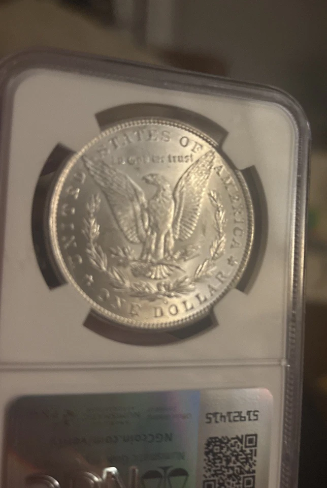 1899 O Morgan Dollar Silver Dollar, NGC MS65, perfectly smooth cheek, beautiful  - Image 2 of 4