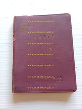 Lancia Artena 1934 manuale uso manutenzione e catalogo ricambi originale