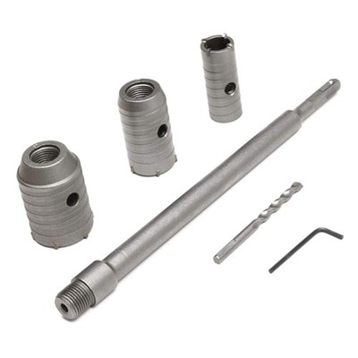 Betonbohrer Set SDS Plus Lochsäge 30 40 50 mm Kernbohrer Mauerwerk Stein