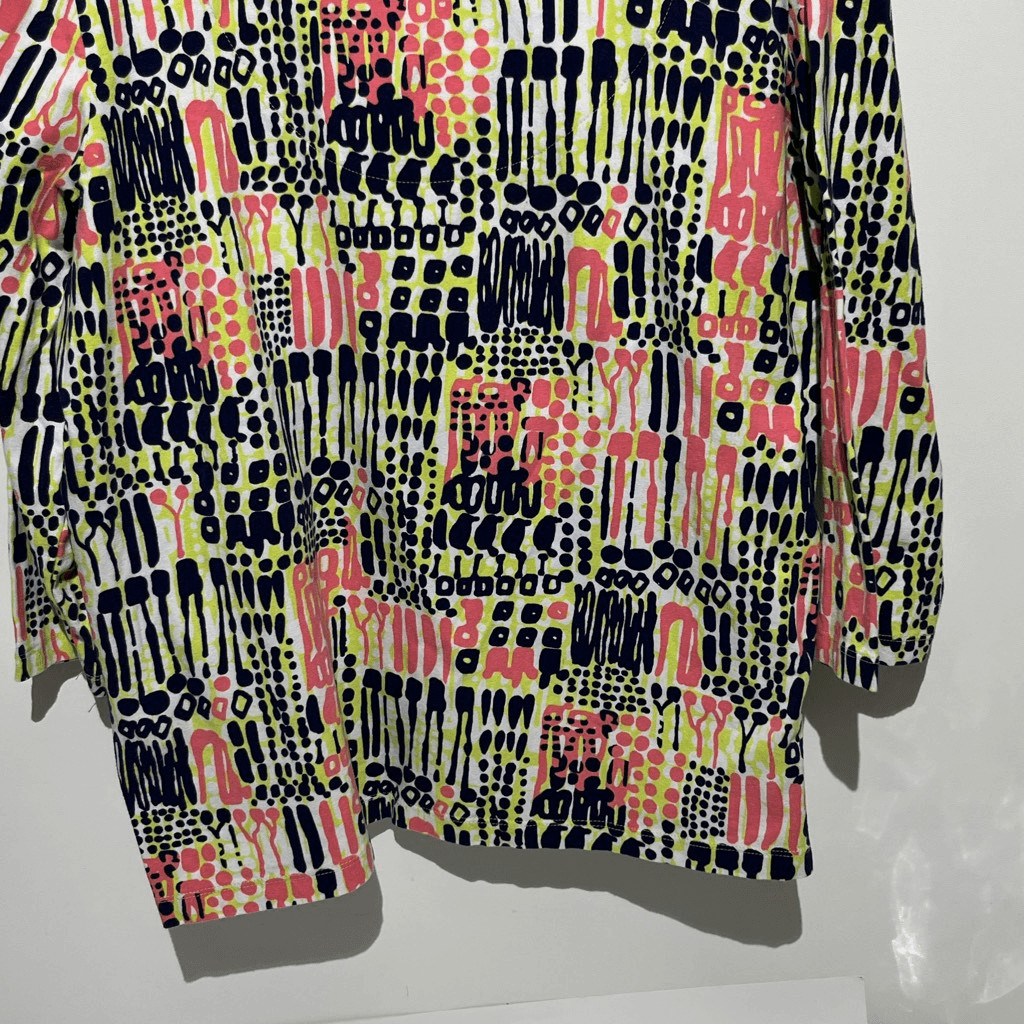 Ruby Rd. Women's Multicolored Abstract Print V-Ne… - image 10