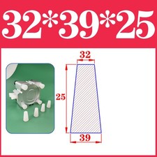 Rubber Bung Tapered Plug Solid Test Tubes Bungs Solid Hole Stopper Clear/Black