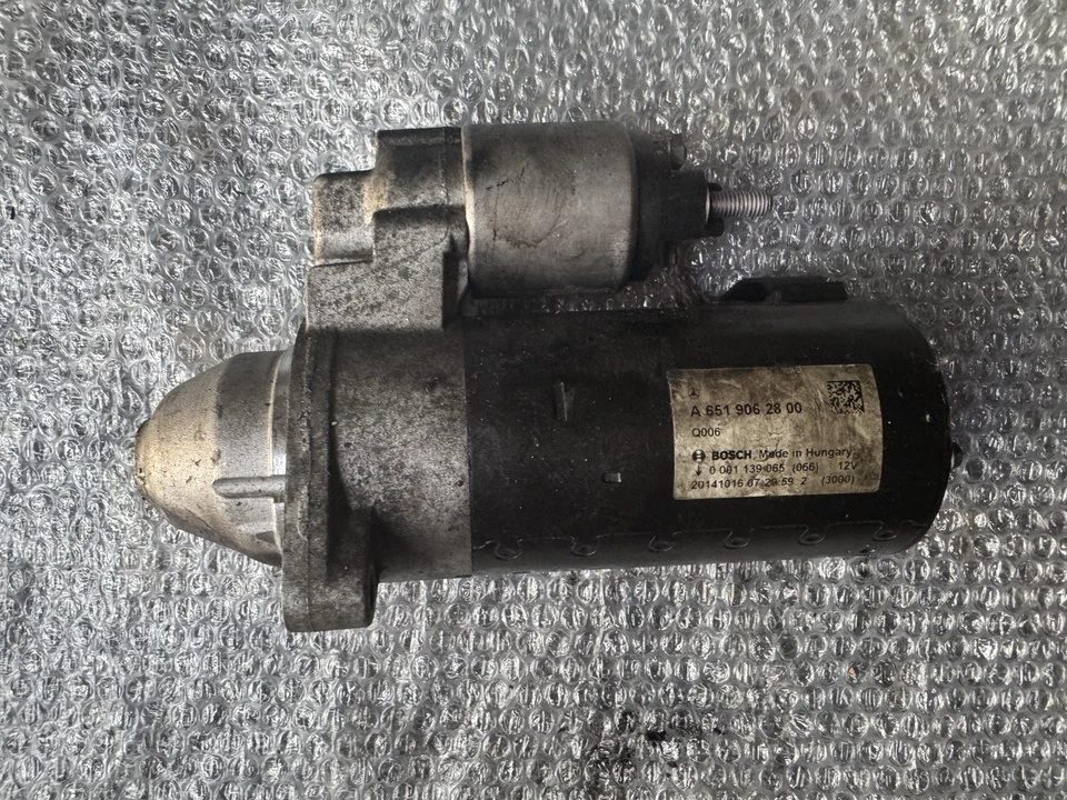MERCEDES C-CLASS E-CLASS SPRINTER STARTER MOTOR A6519062800 - Image 1 of 3
