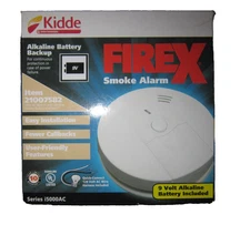 Kiddle Firex Smoke Alarm Detector 120 Volt Hardwired Alkaline Battery i5000AC