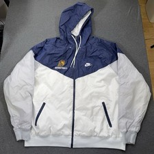 Nike Windrunner Jacket Men XL Colorblock Full Zip Hooded Logo Basketball Pockets