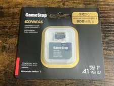 GameStop 512GB Express Micro SD Card for Nintendo Switch 2 - BRAND NEW SEALED