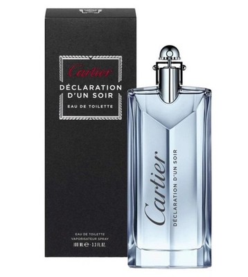 Declaration D'UN Soir by Cartier for Men EDT 3.3 FL OZ / 100ML NEW RARE SEALED