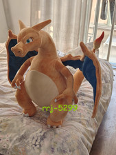 Anime 31" Shiny Charizard Plush Doll Stuffed Cartoon Pillow Collection Gift Toy
