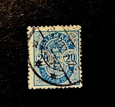Dania Danmark MiNr 36 pełny stempel  