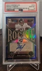 2022 Chronicles Drake London 2/10 RC Legacy Upd Rookie Sig-Blue #204 PSA 10