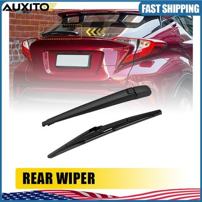 Rear Window Windshield Wiper Arm & Blade Set For 2018-2022 Toyota C-HR CHR Black