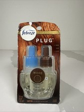 Febreze Plug Wood Amber Oud Cedar Scented Oil Refill Air Freshener 