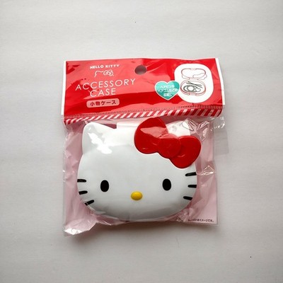 NIP Sanrio Hello Kitty Face Jewelry / Trinket / Ear Pod Container Box, Free Ship