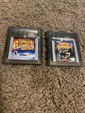 GameBoy Color Lot - Tomb Raider Curse Of The Sword & Starring Lara Croft GBC GBA