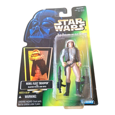 Vintage Wars Power of the Force Bossk Actionfigur Hasbro 1996 Hologramm NEU
