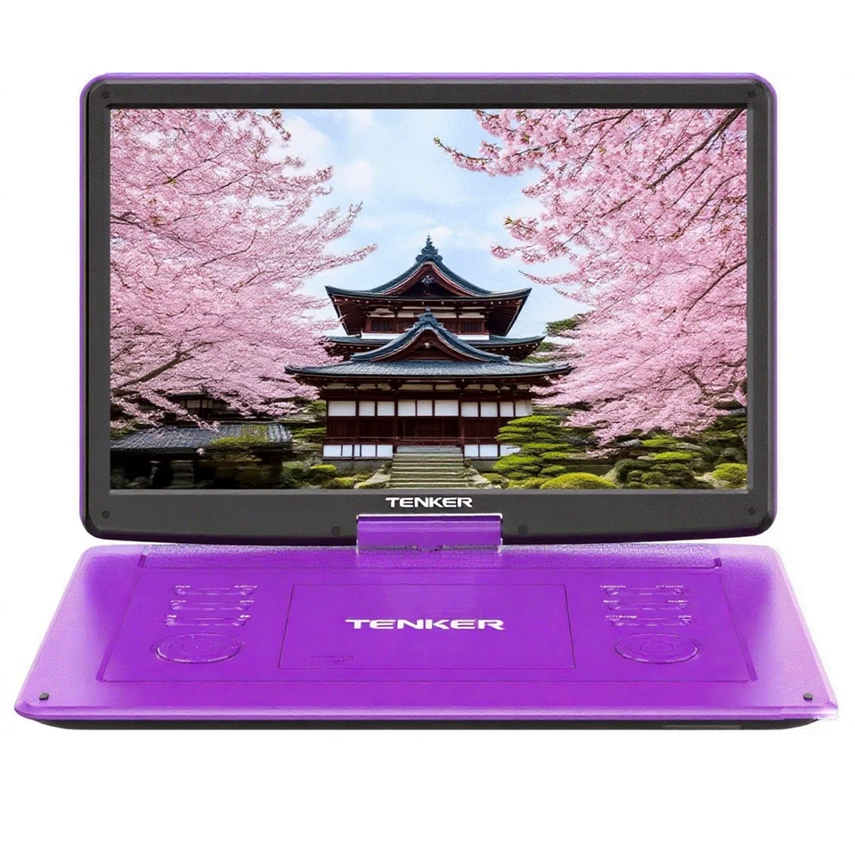TENKER 17.9" Reproductor de DVD Portátil con Pantalla Grande, 6 Horas Batería Recargable Foto 2 de 4