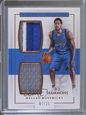 2016 Panini National Treasures Rookie Dual Materials Bronze 7/25 AJ Hammons 8c5