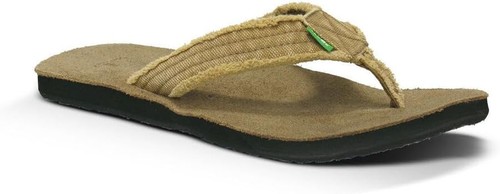 Sanuk Fraid Not Mens Flip Flops - Lightweight Beach Sandals