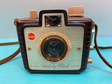 Vintage Kodak Brownie Holiday Flash Camera from 1950's With Strap
