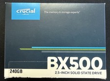 Crucial CT240BX500SSD1 2.5 inch 240GB SATA III Solid State Drive