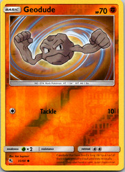 Geodude 33/68 Reverse Holo Hidden Fates