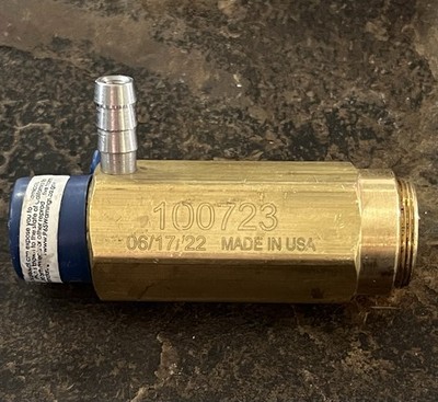 General Pump 100723 Safety Relief Valve 6,000 PSI, 3/8'' MPT. 1/4'' Hose Side Barb