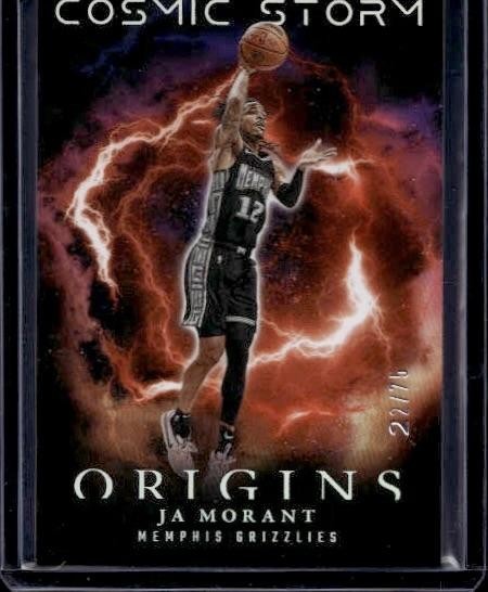 2023-24 Panini Origins #7 Ja Morant Cosmic Storm Red #/75