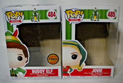 Funko Pop ELF Buddy 484 Chase & Jovie 485 Original BOXES ONLY NO FIGURES