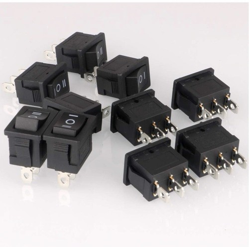+ 3 Positionen Pins Schalter 12v EIN / Aus /EIN Wippschalter Kippschalter KFZ +