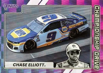 Chase Elliott 2022 Donruss - Championship Drive Checkers #CD2 -