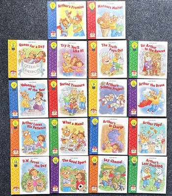 Arthur Series Marc Brown PB Illustrated Box Set Lot 18 Books Ages 4-8 2001