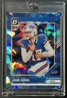 JOSH ALLEN 2024 PANINI DONRUSS OPTIC #19 BLUE ICE PRIZM 3/15 BILLS