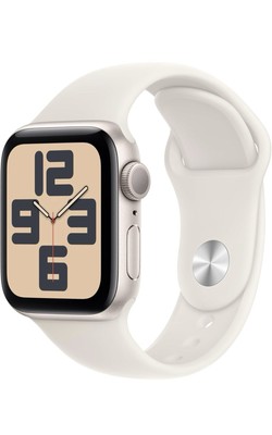 Apple Watch SE (2nd Generation) 40mm Aluminum Case with Sport Band - Starlight,