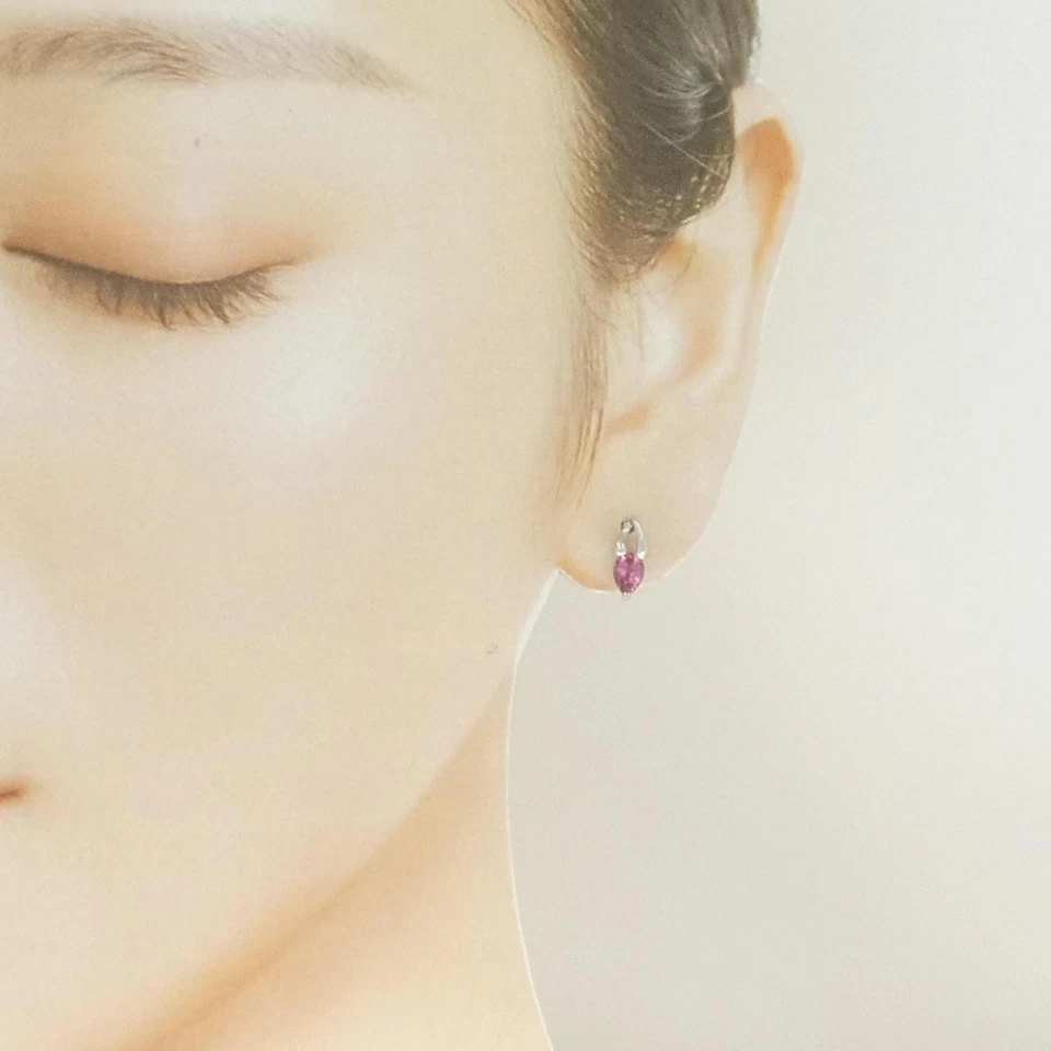 Auténticos pendientes de turmalina PT900 #260-007-924-4756 Foto 4 de 4