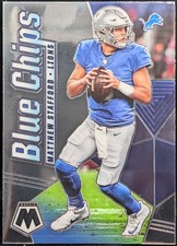2020 Panini Mosaic Blue Chips Insert #BC5 Matthew Stafford Detroit Lions 