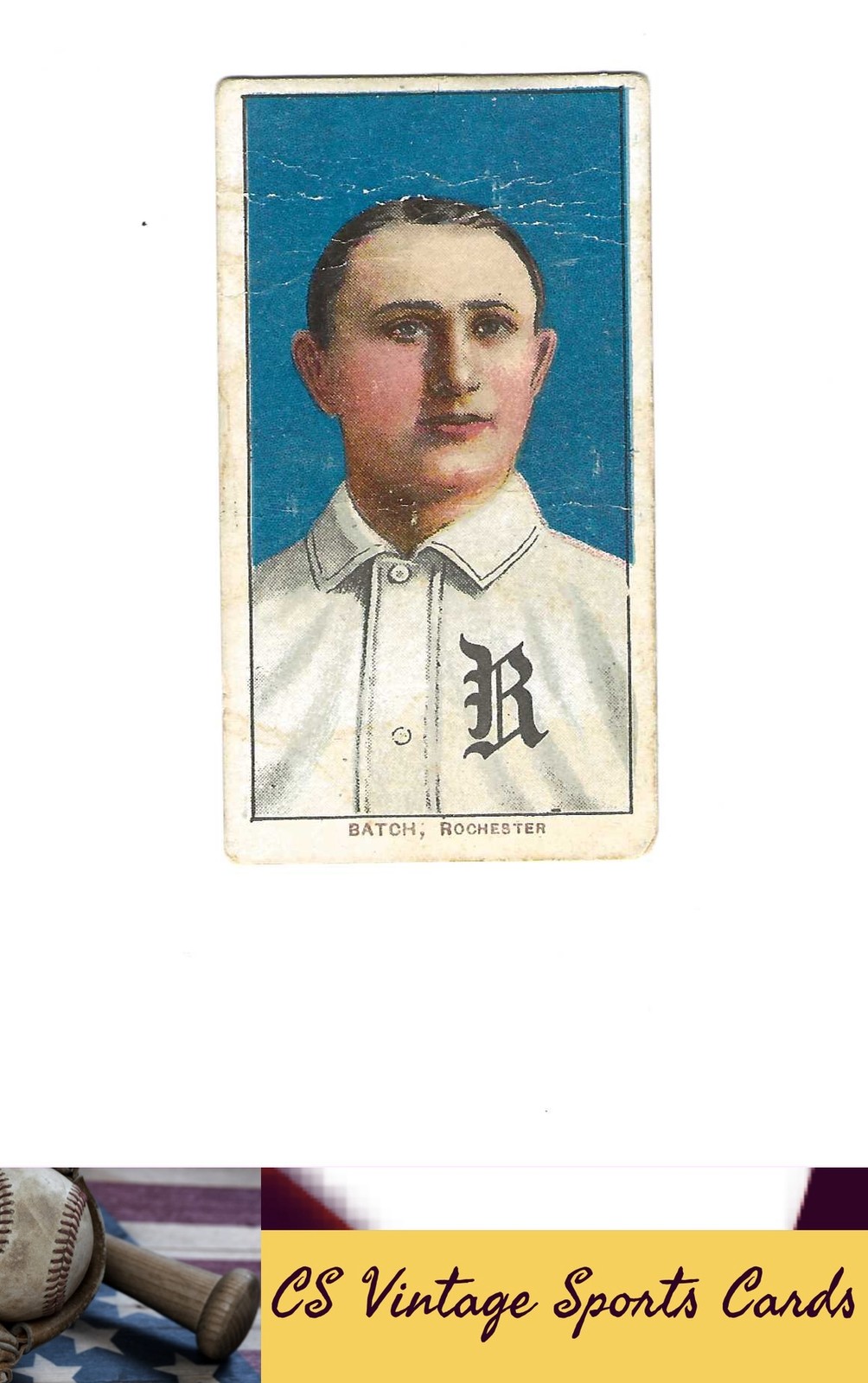 1909-11 American Tobacco Company T206 White Border #NNO Emil Batch LOW GRADE