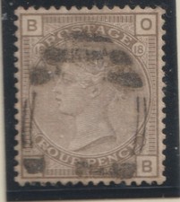 ROYAUME-UNI !  Timbre ancien de 1880 n°64 planche 18