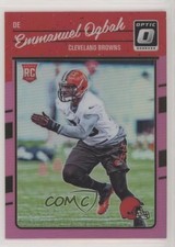 2016 Donruss Optic Rookies Pink Emmanuel Ogbah #115 03xg