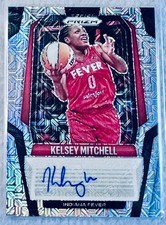 2025 Panini Signature MOJO Prizm AUTOGRAPH SSP /25 KELSEY MITCHELL SG-KM Fever