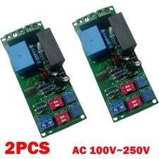 2X Cycle Delay AC 110/120/220/230V Timing Timer Relay Switch Turn ON OFF Module