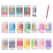 162 Colors Pens for Adult Coloring Books, Colors Stackable Acrylic Pens for J...