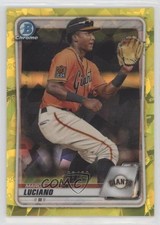 2020 Bowman Chrome Draft Sapphire Edition Yellow 3/99 Marco Luciano #BD-190 k0w